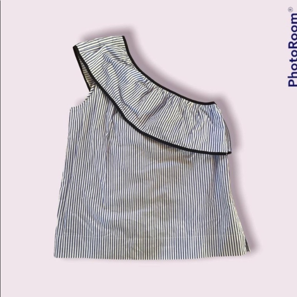 J. Crew one shoulder blouse